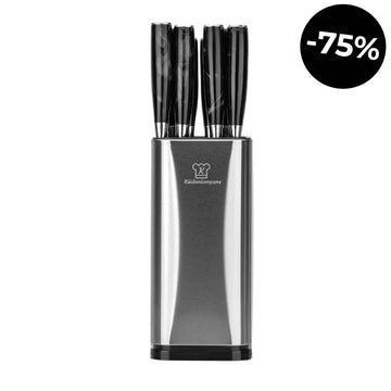 Messenblok van roestvrij staal – hoekig design